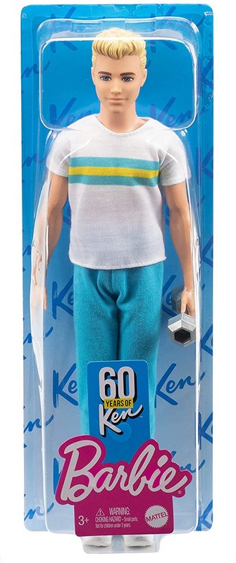 Ken 60. Évfordulós Baba Zöld-Fehér Pólós