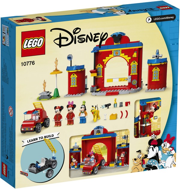 LEGO 10776 Mickey és barátai tűzoltóság és tűzoltóautó