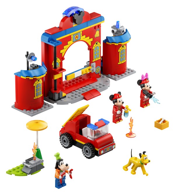 LEGO 10776 Mickey és barátai tűzoltóság és tűzoltóautó