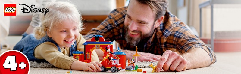 LEGO 10776 Mickey és barátai tűzoltóság és tűzoltóautó