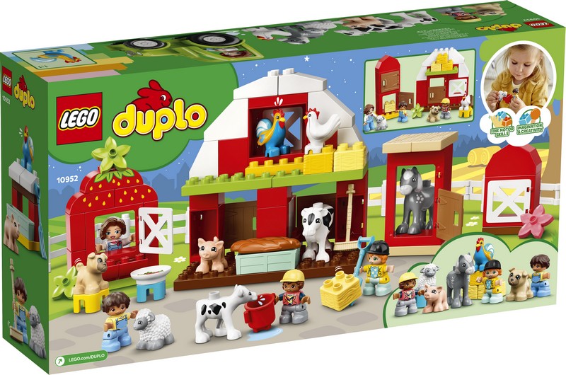 LEGO DUPLO 10952 Pajta, traktor és állatgondozás a farmon