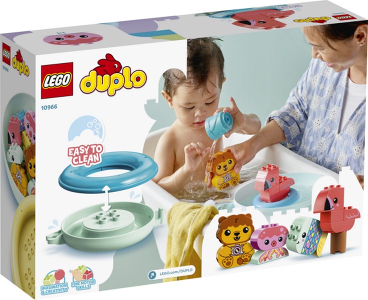 LEGO DUPLO 10966 Vidám fürdetéshez: úszó állatos sziget