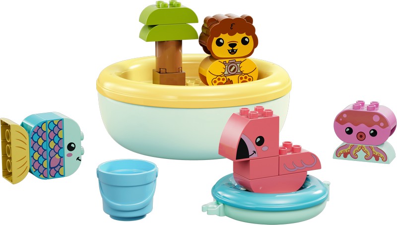 LEGO DUPLO 10966 Vidám fürdetéshez: úszó állatos sziget