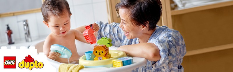 LEGO DUPLO 10966 Vidám fürdetéshez: úszó állatos sziget
