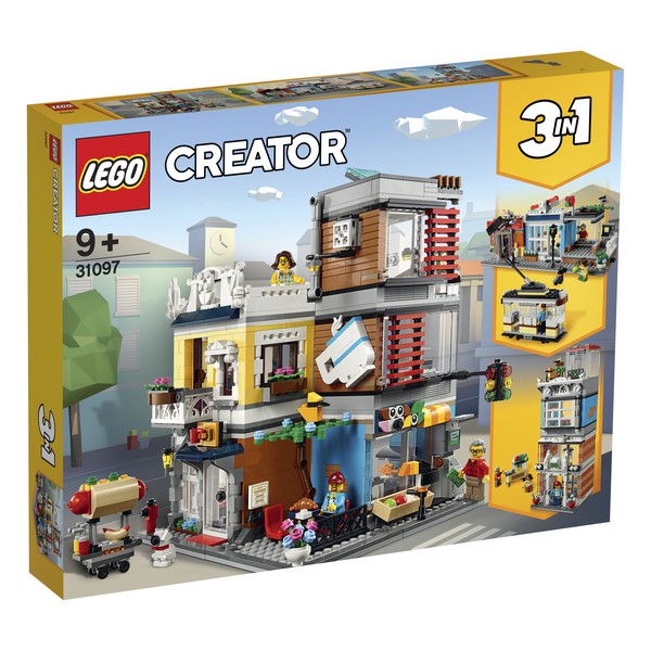 LEGO Creator 31097 Városi kisállat kereskedés és kávézó
