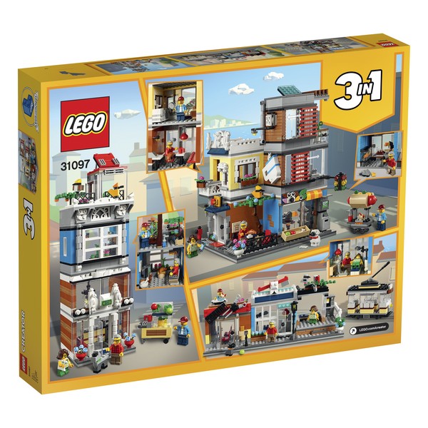 LEGO Creator 31097 Városi kisállat kereskedés és kávézó