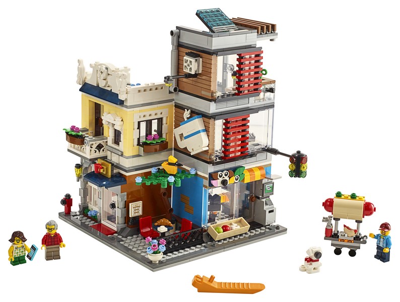 LEGO Creator 31097 Városi kisállat kereskedés és kávézó