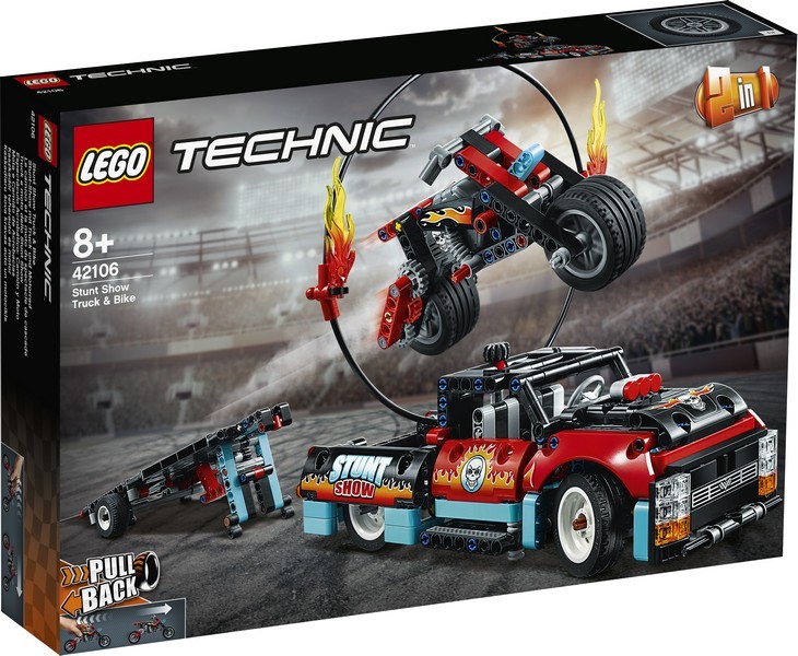 LEGO Technic 42106 Kaszkadőr teherautó és motor