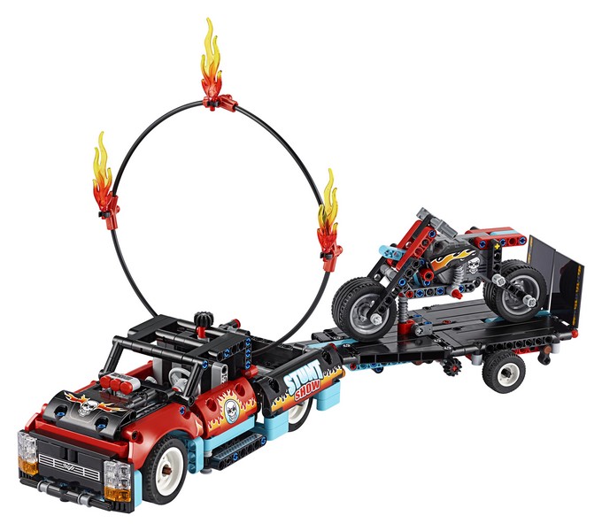 LEGO Technic 42106 Kaszkadőr teherautó és motor