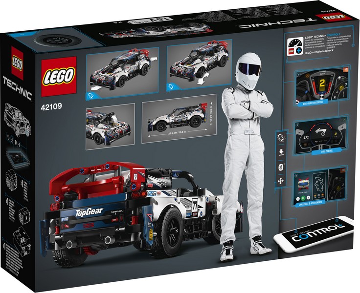 LEGO Technic 42109 Applikációval irányítható Top Gear raliautó