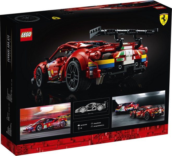 LEGO Technic 42125 Ferrari 488 GTE “AF Corse #51