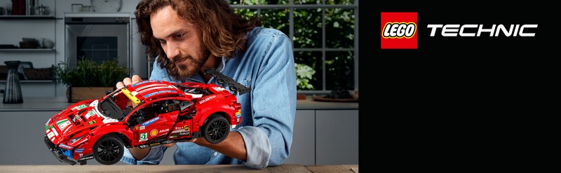 LEGO Technic 42125 Ferrari 488 GTE “AF Corse #51