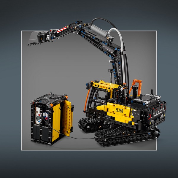 LEGO Technic 42175 Volvo Fmx Teherautó És Ec230 Elektromos Markoló
