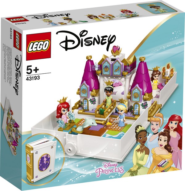LEGO Disney 43193 Ariel, Belle, Hamupipőke és Tiana mesebeli kalandja