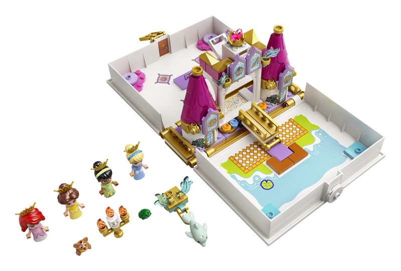 LEGO Disney 43193 Ariel, Belle, Hamupipőke és Tiana mesebeli kalandja