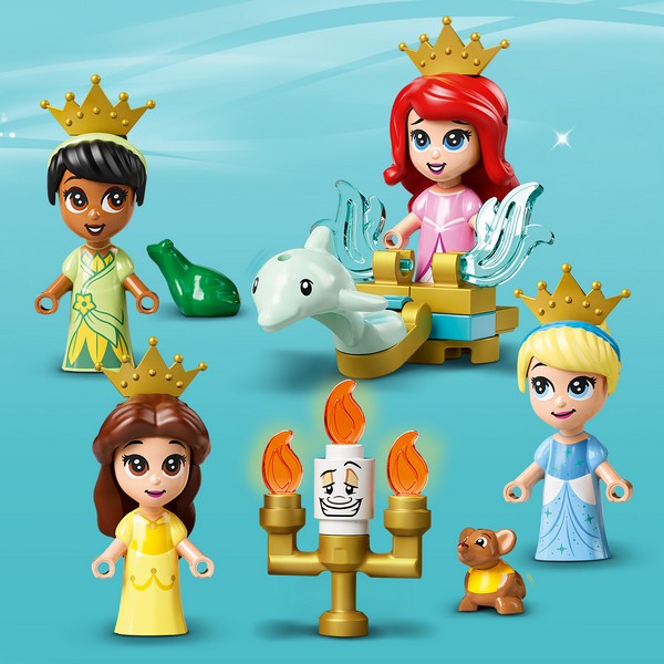 LEGO Disney 43193 Ariel, Belle, Hamupipőke és Tiana mesebeli kalandja