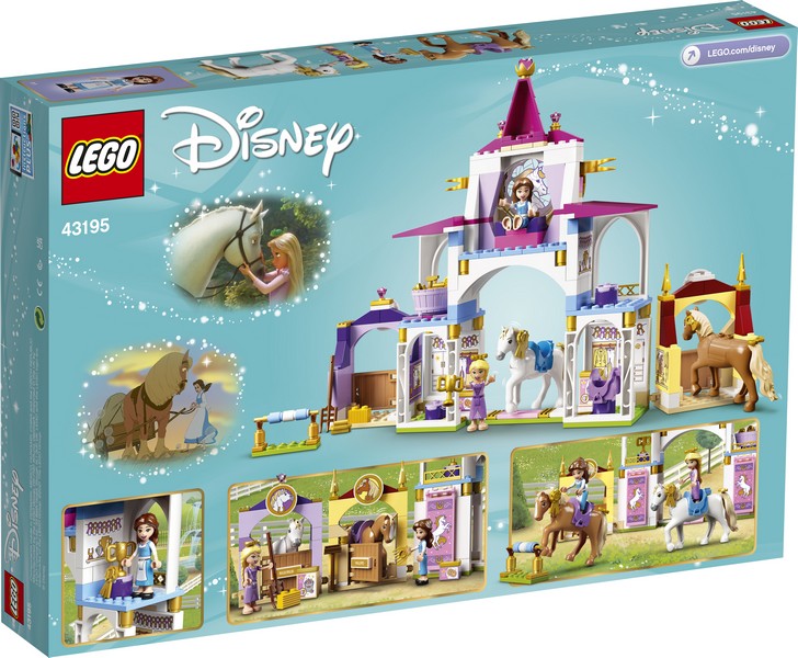 LEGO Disney 43195 Belle és Aranyhaj királyi istállói