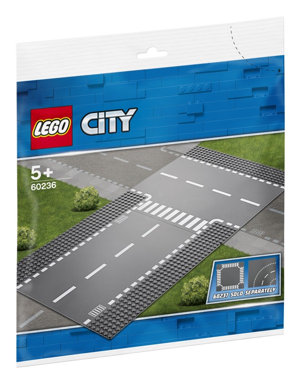 LEGO City 60236 Egyenes útszakasz és T-elágazás