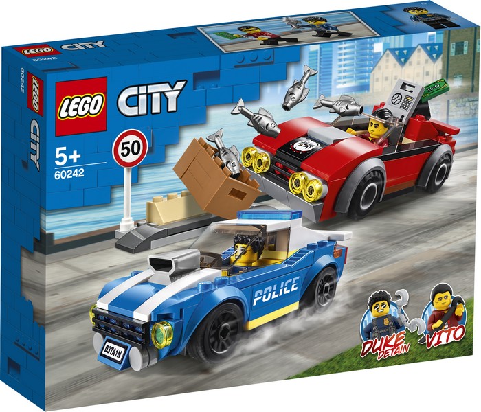 LEGO City 60242 Rendőrségi letartóztatás az országúton