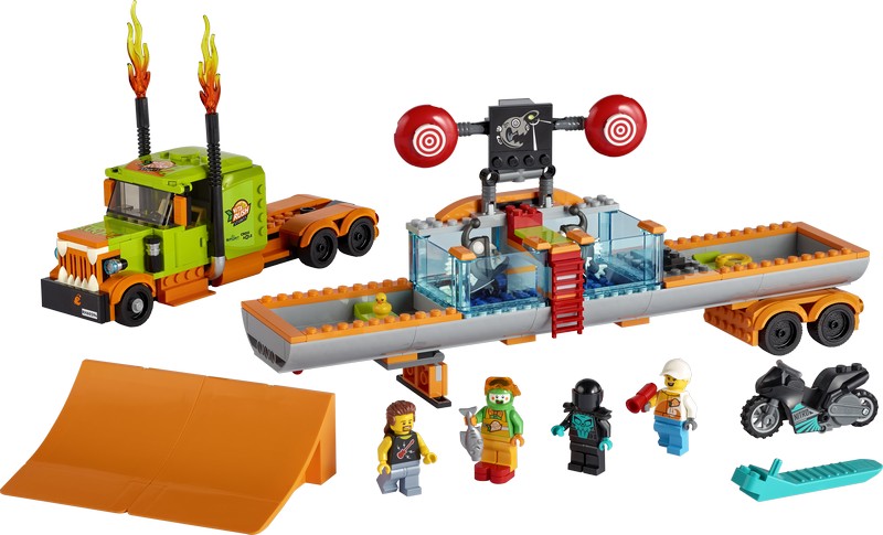 LEGO City 60294 Kaszkadőr show teherautó