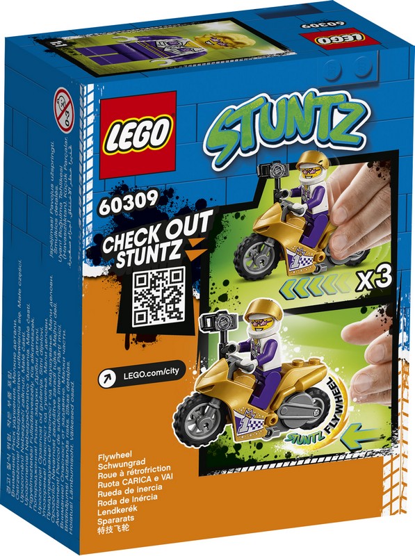 LEGO City 60309 Selfie kaszkadőr motorkerékpár