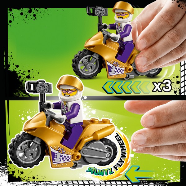 LEGO City 60309 Selfie kaszkadőr motorkerékpár