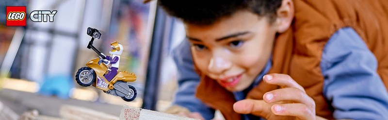 LEGO City 60309 Selfie kaszkadőr motorkerékpár