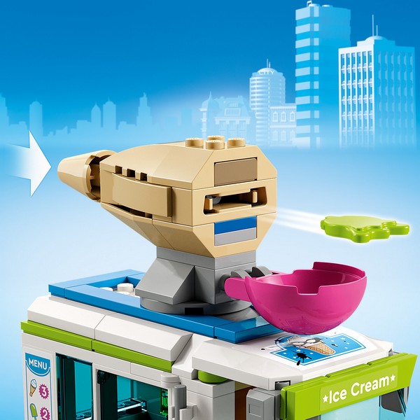 LEGO City 60314 Fagylaltos kocsi rendőrségi üldözés
