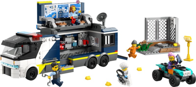 LEGO City 60418 Rendőrségi Mozgó Bűnügyi Labor