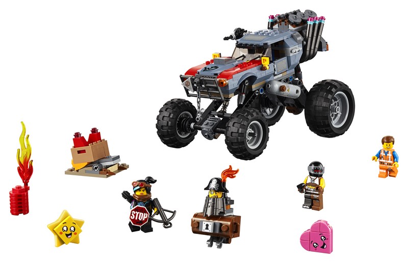LEGO 70829 Emmet és Lucy menekülő homokfutója!