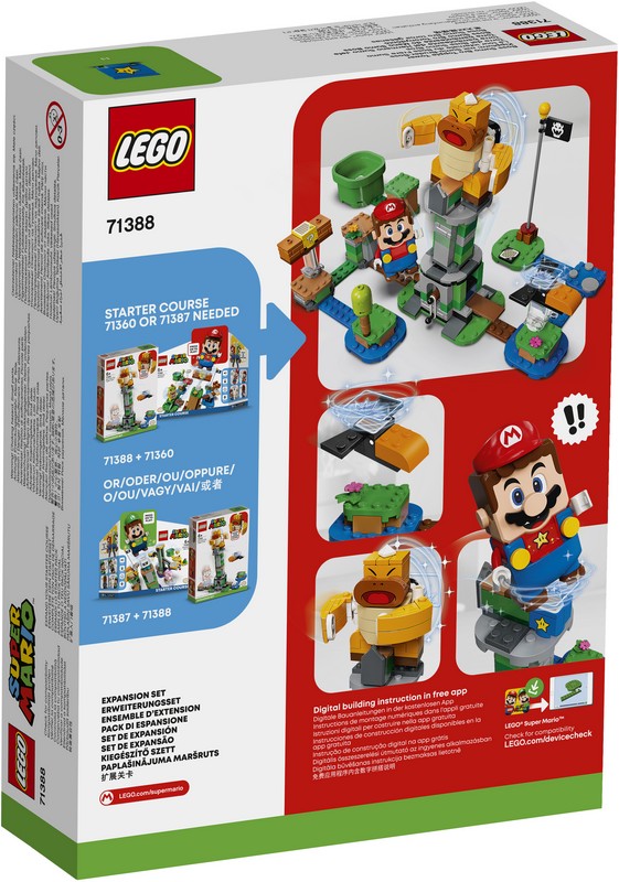 LEGO Super Mario 71388 Boss Sumo Bro Toronydöntő kiegészítő szett