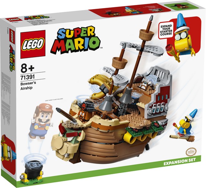 LEGO Super Mario 71391 Bowser léghajója kiegészítő szett