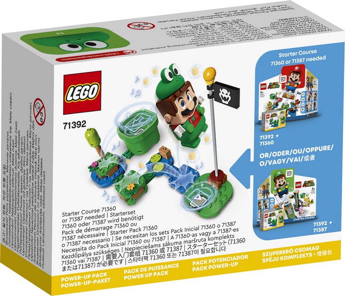 LEGO Super Mario 71392 Frog Mario szupererő csomag