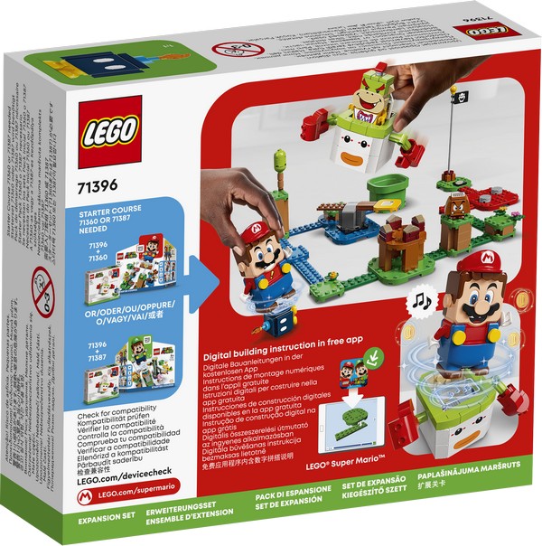 LEGO Super Mario 71396 Bowser Jr. bohócautója kiegészítő szett