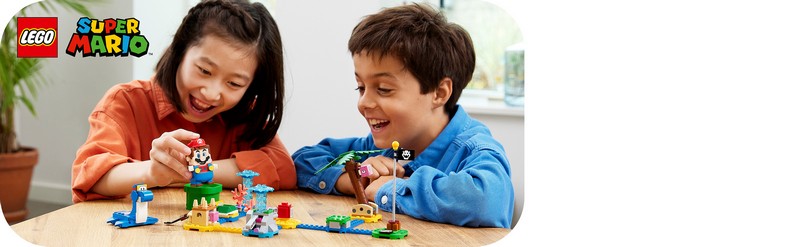 LEGO Super Mario 71398 Dorrie tengerpartja kiegészítő szett