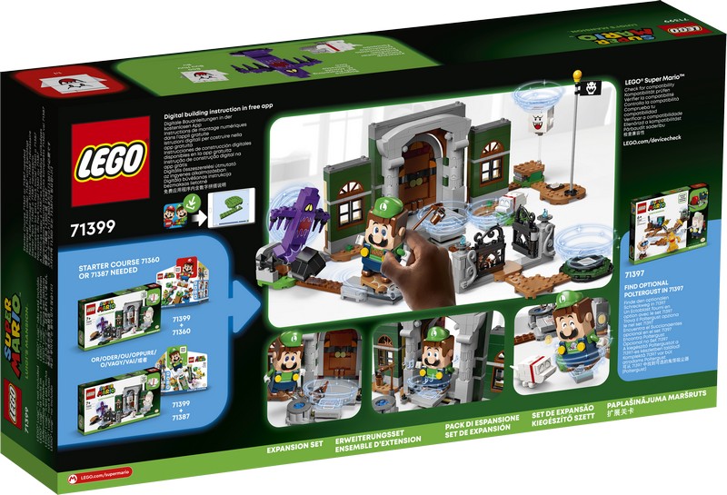 LEGO Super Mario 71399 Luigi’s Mansion™ bejárat kiegészítő szett