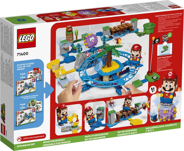 LEGO Super Mario 71400 Big Urchin tengerparti pálya kiegészítő szett