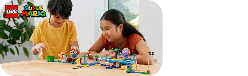 LEGO Super Mario 71400 Big Urchin tengerparti pálya kiegészítő szett