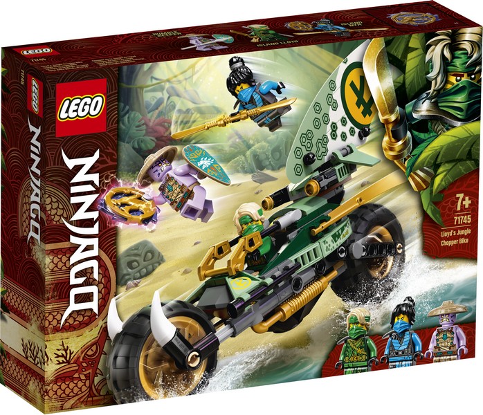 LEGO Ninjago 71745 Lloyd dzsungel chopper motorja