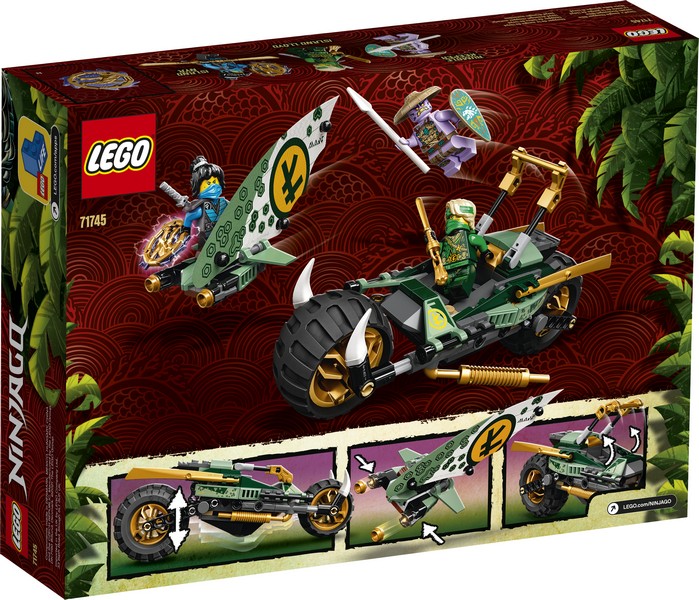 LEGO Ninjago 71745 Lloyd dzsungel chopper motorja