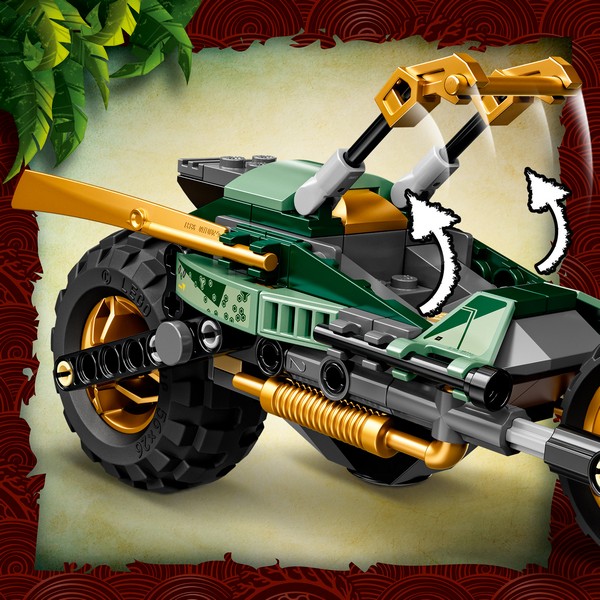 LEGO Ninjago 71745 Lloyd dzsungel chopper motorja