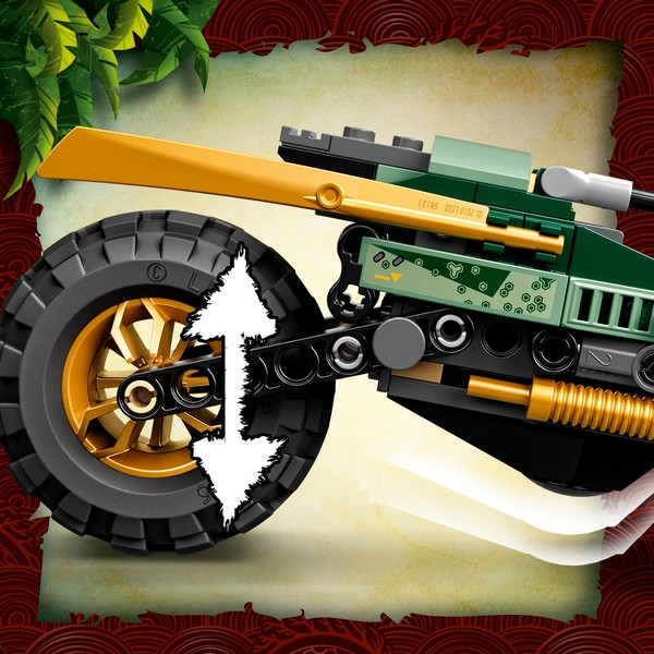 LEGO Ninjago 71745 Lloyd dzsungel chopper motorja