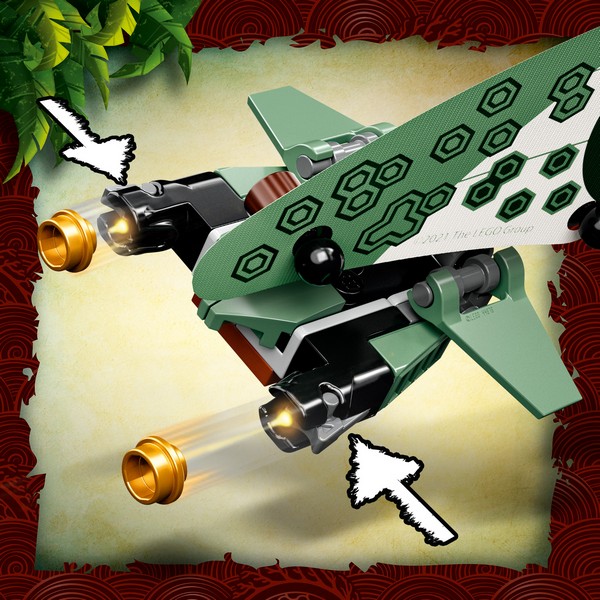 LEGO Ninjago 71745 Lloyd dzsungel chopper motorja