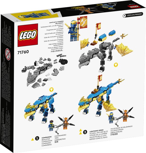 LEGO Ninjago 71760 Jay mennydörgő EVO sárkánya