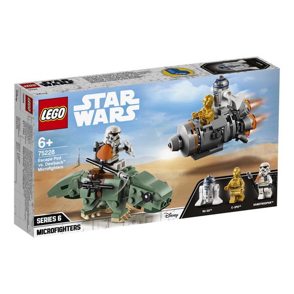 LEGO Star Wars 75228 Mentőkabin a Dewback™ ellen Microfighters