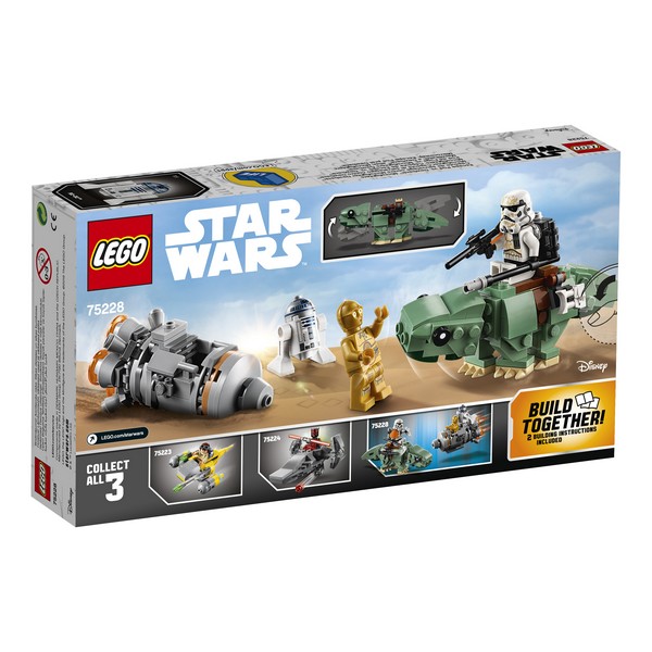LEGO Star Wars 75228 Mentőkabin a Dewback™ ellen Microfighters