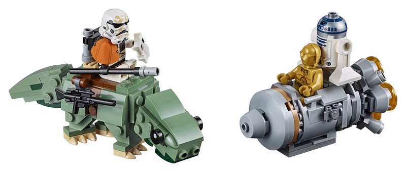 LEGO Star Wars 75228 Mentőkabin a Dewback™ ellen Microfighters