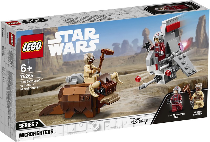 LEGO Star Wars 75265 A T-16 Skyhopper(TM) a Buckalakó(TM) ellen Microfighter