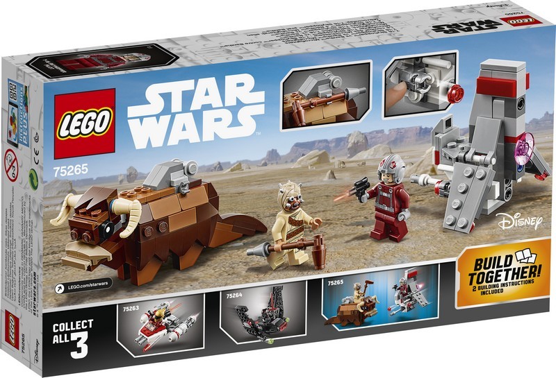 LEGO Star Wars 75265 A T-16 Skyhopper(TM) a Buckalakó(TM) ellen Microfighter