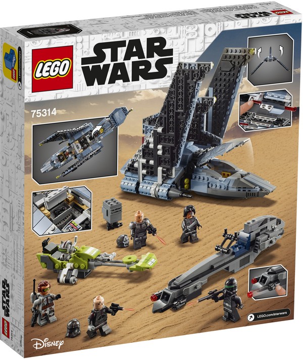LEGO Star Wars 75314 The Bad Batch támadó shuttle